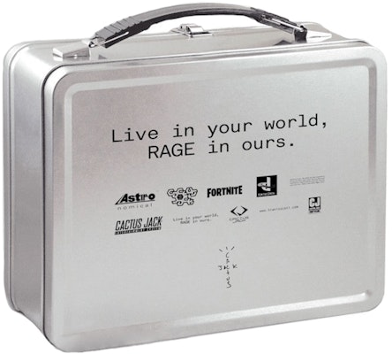 Travis Scott T-3500 Metal Fortnite Lunch Box Order Travis Scott T-3500 Metal Fortnite Lunch Box
