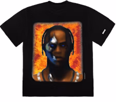 Travis Scott T-3500 Portrait T-Shirt Black Travis Scott T-3500 Portrait T-Shirt Black