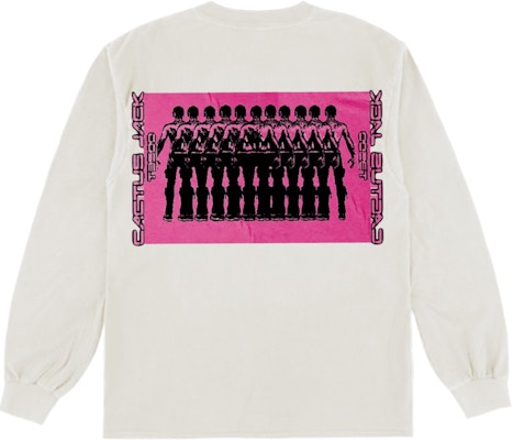 Camiseta Blanca Larga Travis Scott T-3500 Repeat Order Camiseta Blanca Larga Travis Scott T-3500 Repeat