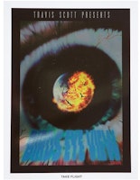 Travis Scott Take Flight Poster Multi Travis Scott Take Flight Poster Multi