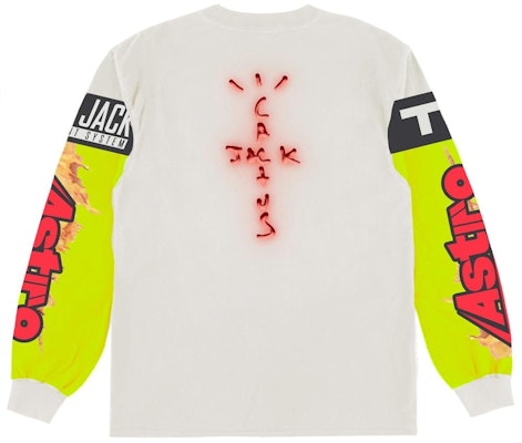 Travis Scott The Scotts Cj Gaming II L/S Jersey White/Multi Order Travis Scott The Scotts Cj Gaming II L/S Jersey White/Multi