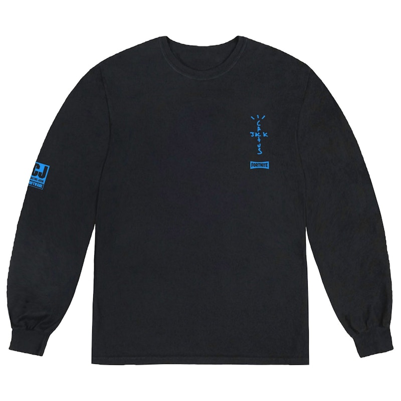 Buy Travis Scott The Scotts CJ Portal 長袖T恤 黑色