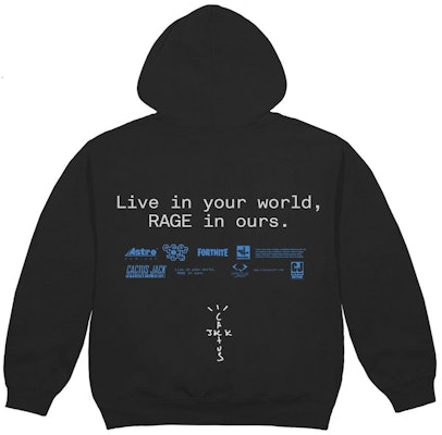 Travis Scott The Scotts World Hoodie Black Order Travis Scott The Scotts World Hoodie Black