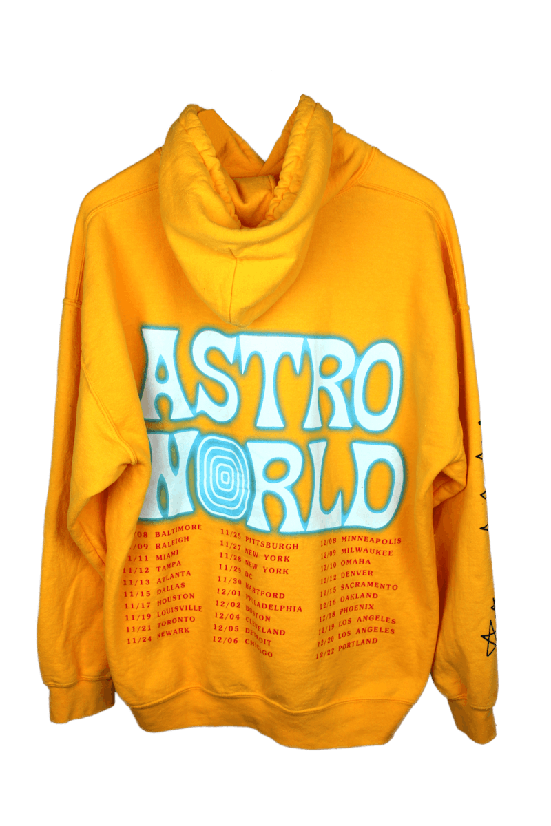 Travis Scott Tour Hoodie Yellow 圖 2