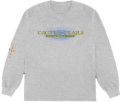 Travis Scott Trading Co Gray Long Sleeve Crewneck T-Shirt TC-637 Travis Scott Trading Co Gray Long Sleeve Crewneck T-Shirt TC-637