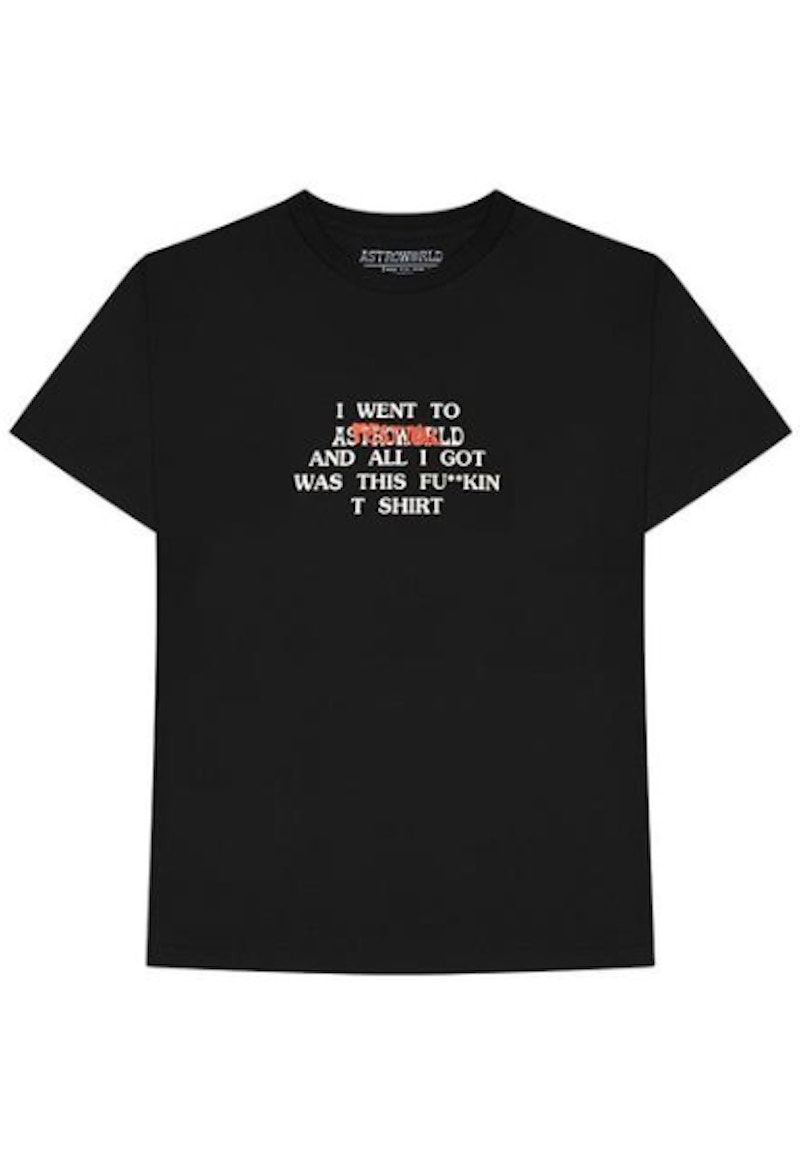 Buy 特拉維斯·斯科特「Where Were You」黑色T恤