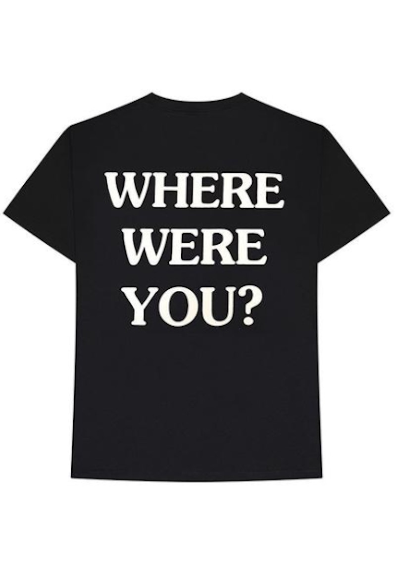 Order 特拉維斯·斯科特「Where Were You」黑色T恤