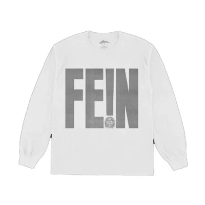 Travis White Letter Print Crewneck Long Sleeve T-Shirt Unisex. TSUT-LS24