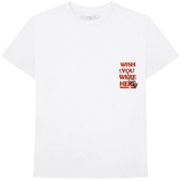 Travis Scott Wish You Were Here Festival Tee White Travis Scott Wish You Were Here Festival Tee White