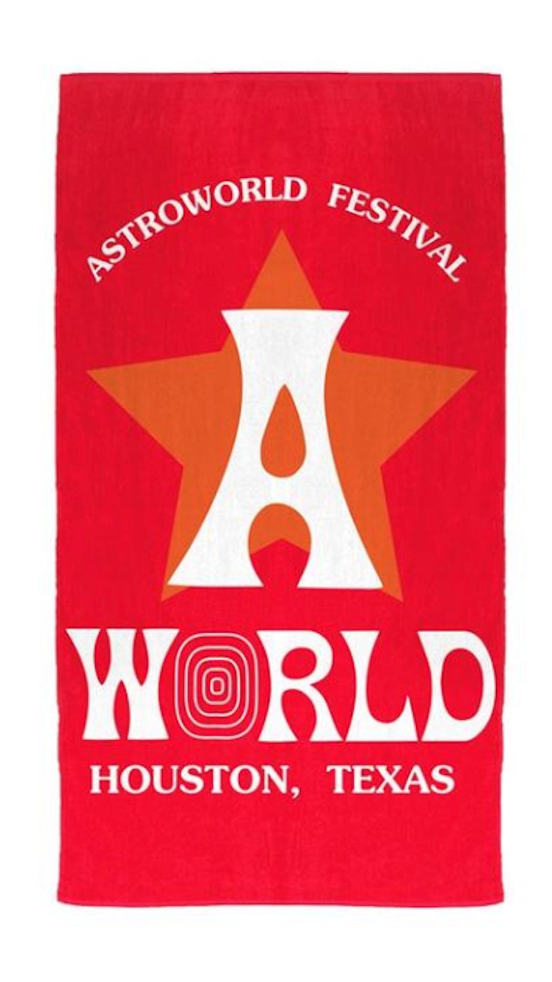 Travis Scott Wish You Were Here Towel Red