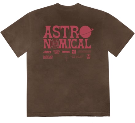 Travis Scott World Event T-Shirt Bleached Black Order Travis Scott World Event T-Shirt Bleached Black