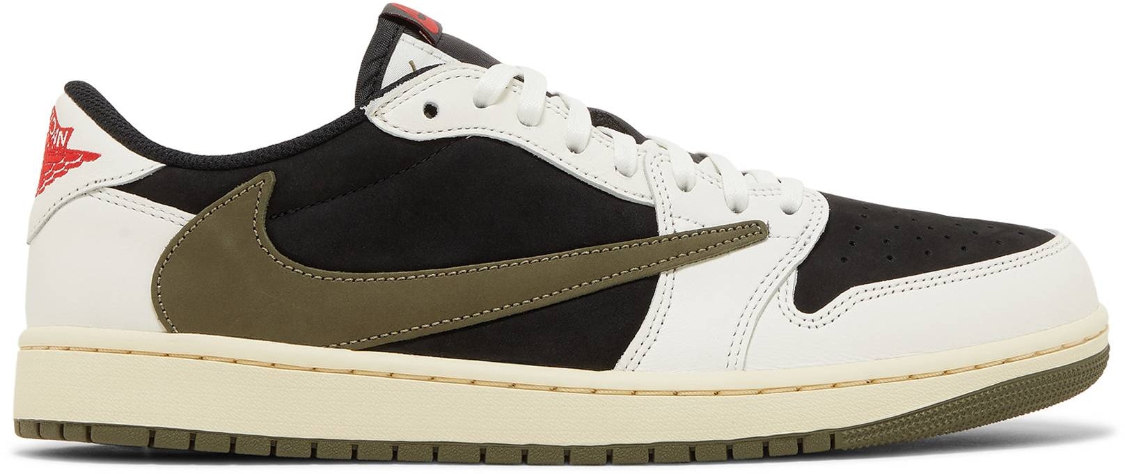 Women Travis Scott x Air Jordan 1 Low OG Olive DZ4137 106