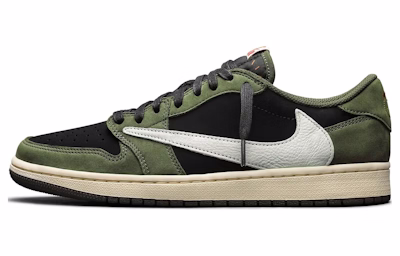 Travis Scott x Air Jordan 1 Low OG SP 'Black Olive'