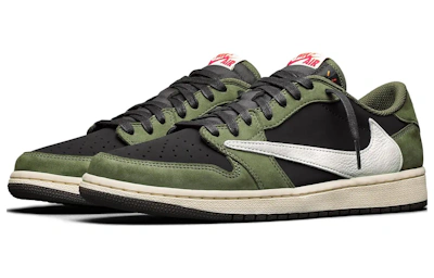 Travis Scott x Air Jordan 1 Low OG SP 'Black Olive'