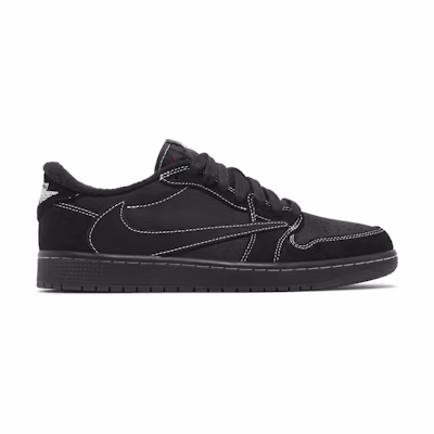 Travis Jordan 1 Retro Low SP 'Black Phantom'