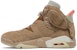 Travis Scott x Air Jordan 6 Retro 'British Khaki' dalam Bahasa Melayu. DH0690-200
