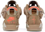 Details for Travis Scott x Air Jordan 6 Retro 'British Khaki' dalam Bahasa Melayu. DH0690-200