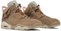 Cheap Travis Scott x Air Jordan 6 Retro 'British Khaki' dalam Bahasa Melayu. DH0690-200
