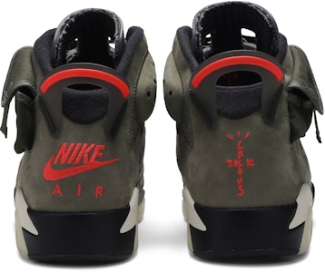 Travis Scott x Air Jordan 6 Retro 'Oliva' CN1084-200 Details for Travis Scott x Air Jordan 6 Retro 'Oliva' CN1084-200