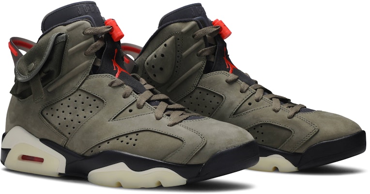 Travis Scott x Air Jordan 6 Retro 'Olive' CN1084-200 Cheap Travis Scott x Air Jordan 6 Retro 'Olive' CN1084-200