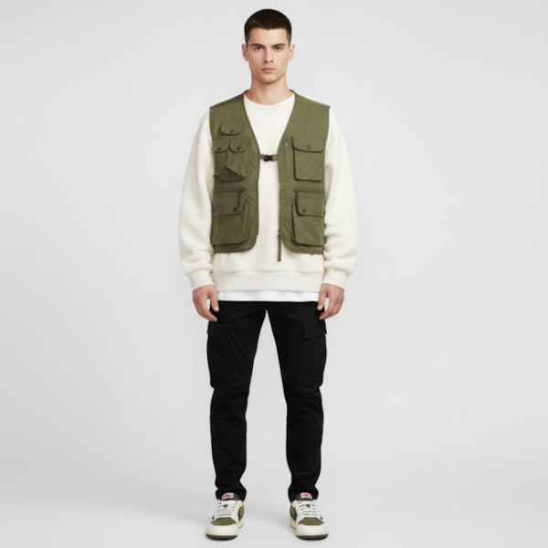 Travis Scott x Air Jordan 1 Rendah OG SP 'Olive' DM7866-200 Lookbook Travis Scott x Air Jordan 1 Rendah OG SP 'Olive' DM7866-200