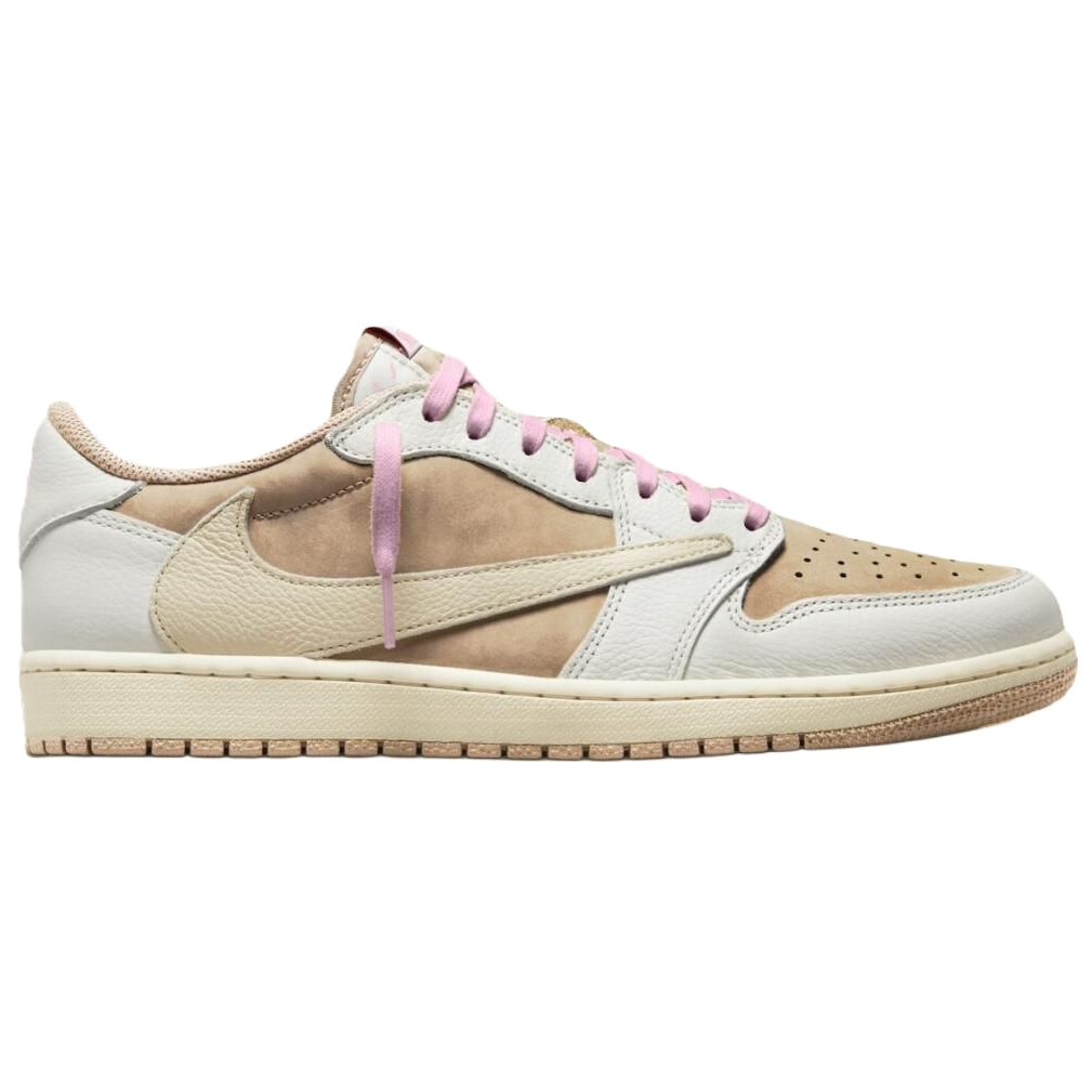 Order Travis Scott x Air Jordan 1 Low OG SP 'Sail Shy Pink' Sneakers DM7866-106