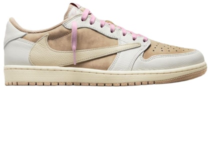 Travis Scott x Air Jordan 1 Low OG SP 'Sail Shy Pink' Sneakers DM7866-106 Order Travis Scott x Air Jordan 1 Low OG SP 'Sail Shy Pink' Sneakers DM7866-106