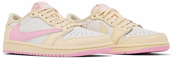 Cheap Travis Scott x Air Jordan Air 1 Retro Low OG 'Muslin Pink' IQ7604-100