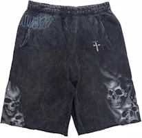 Travis Scott x Air Jordan SS24 Skull Graphic Cargo Shorts Unisex Black. CJJJ-BS05 Travis Scott x Air Jordan SS24 Skull Graphic Cargo Shorts Unisex Black. CJJJ-BS05