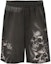 Order 트래비스 스캇 x 에어조던 SS24 스컬 그래픽 카고 반바지 유니섹스 블랙. CJJJ-BS05