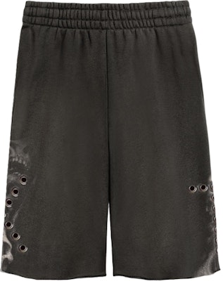 트래비스 스캇 x 에어조던 SS24 스컬 그래픽 카고 반바지 유니섹스 블랙. CJJJ-BS05 Lookbook 트래비스 스캇 x 에어조던 SS24 스컬 그래픽 카고 반바지 유니섹스 블랙. CJJJ-BS05