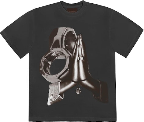 Travis Scott 聯名 Audemars Piguet FW23 黑色圖案印花中性短袖 T 恤 CJAP-SS01 Buy Travis Scott 聯名 Audemars Piguet FW23 黑色圖案印花中性短袖 T 恤 CJAP-SS01