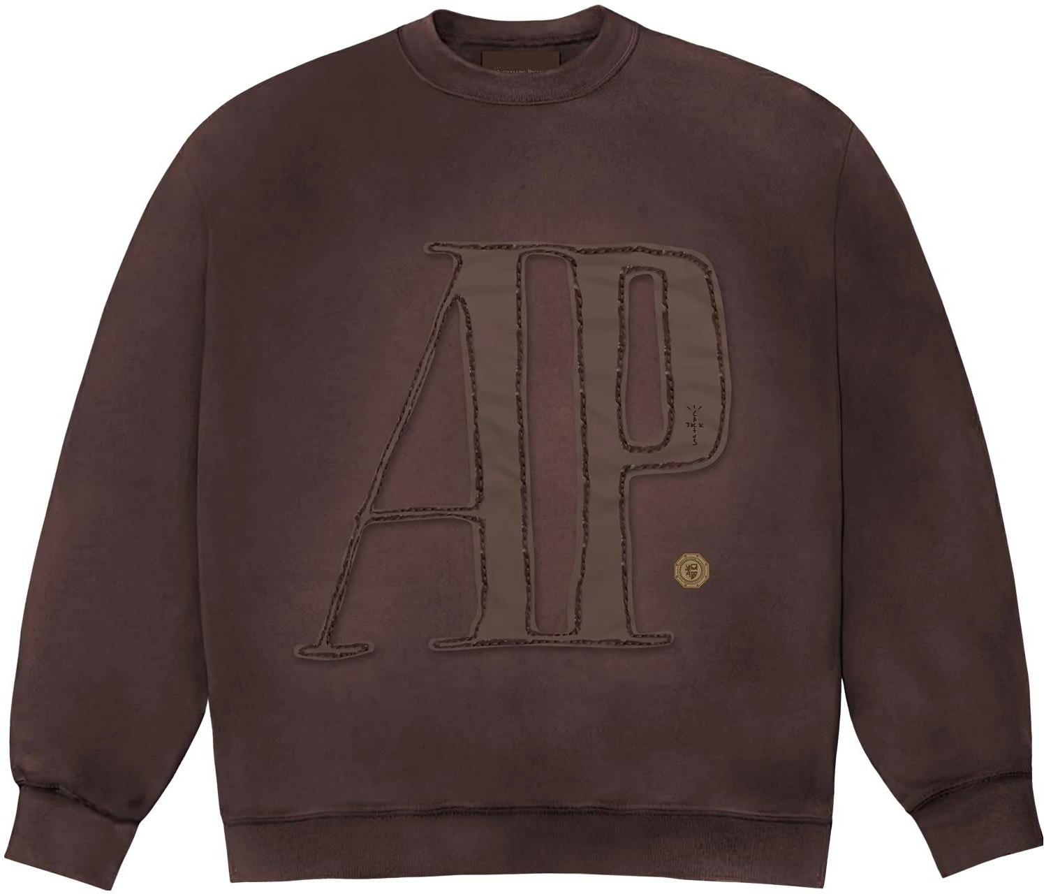 travis-scott-x-audemars-piguet-fw-23-brown-crewneck-wool-sweater-unisex-retro-style-cjap-hc-09
