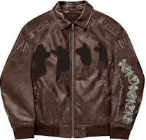 Travis Scott x Audemars Piguet FW23 Brown Embroidered Chenille Jacket Unisex CJAP-BJ39 Travis Scott x Audemars Piguet FW23 Brown Embroidered Chenille Jacket Unisex CJAP-BJ39