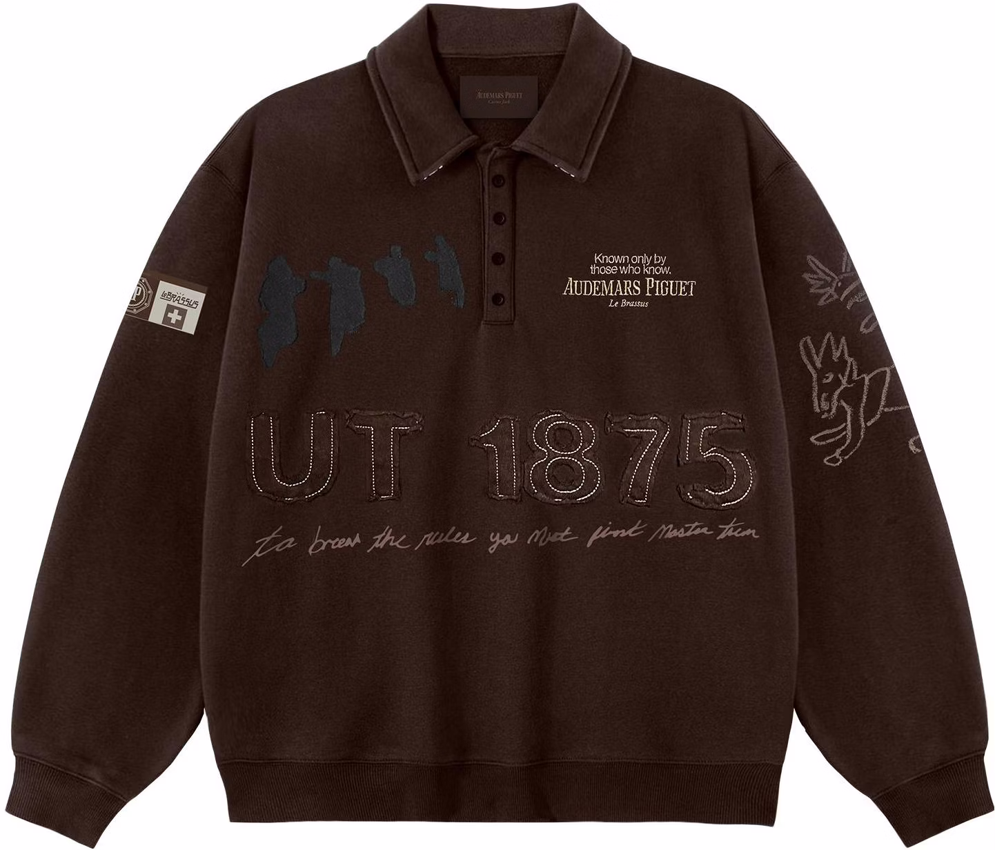 travis-scott-x-audemars-piguet-fw-23-brown-logo-knit-long-sleeve-polo-unisex-cjap-cr-18