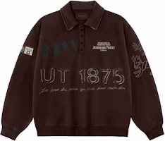 Order Travis Scott x 愛彼 FW23 棕色Logo針織長袖Polo衫 男女通用 CJAP-CR18