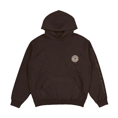 Travis Audemars Piguet FW23 Embroidered Logo Hoodie Unisex Brown. CJAP-HH12