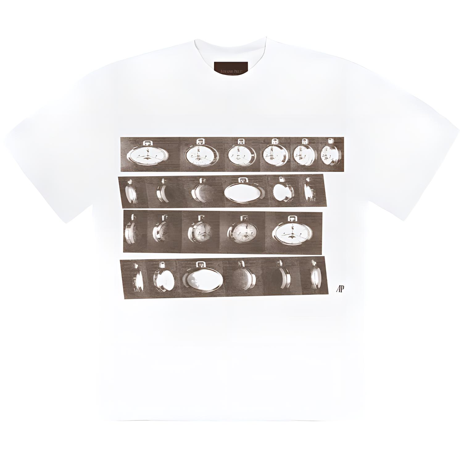 Order Travis Scott x 愛彼 FW23 圖案印花白色中性T恤 CJAP-SS03