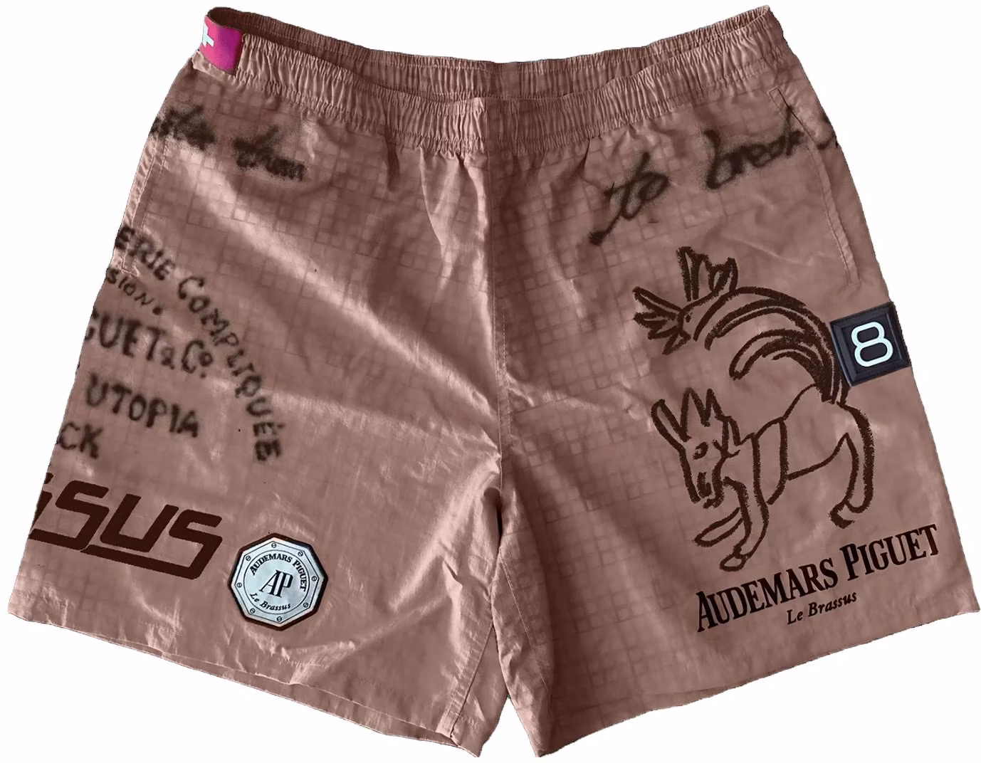 travis-scott-x-audemars-piguet-fw-23-pink-logo-embroidered-casual-shorts-unisex-cjap-ps-19