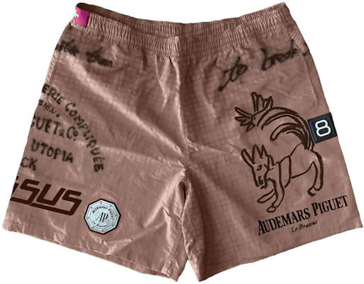 Shorts Casuales Unisex Travis Scott x Audemars Piguet FW23 Rosa con Logo Bordado. CJAP-PS19 Buy Shorts Casuales Unisex Travis Scott x Audemars Piguet FW23 Rosa con Logo Bordado. CJAP-PS19