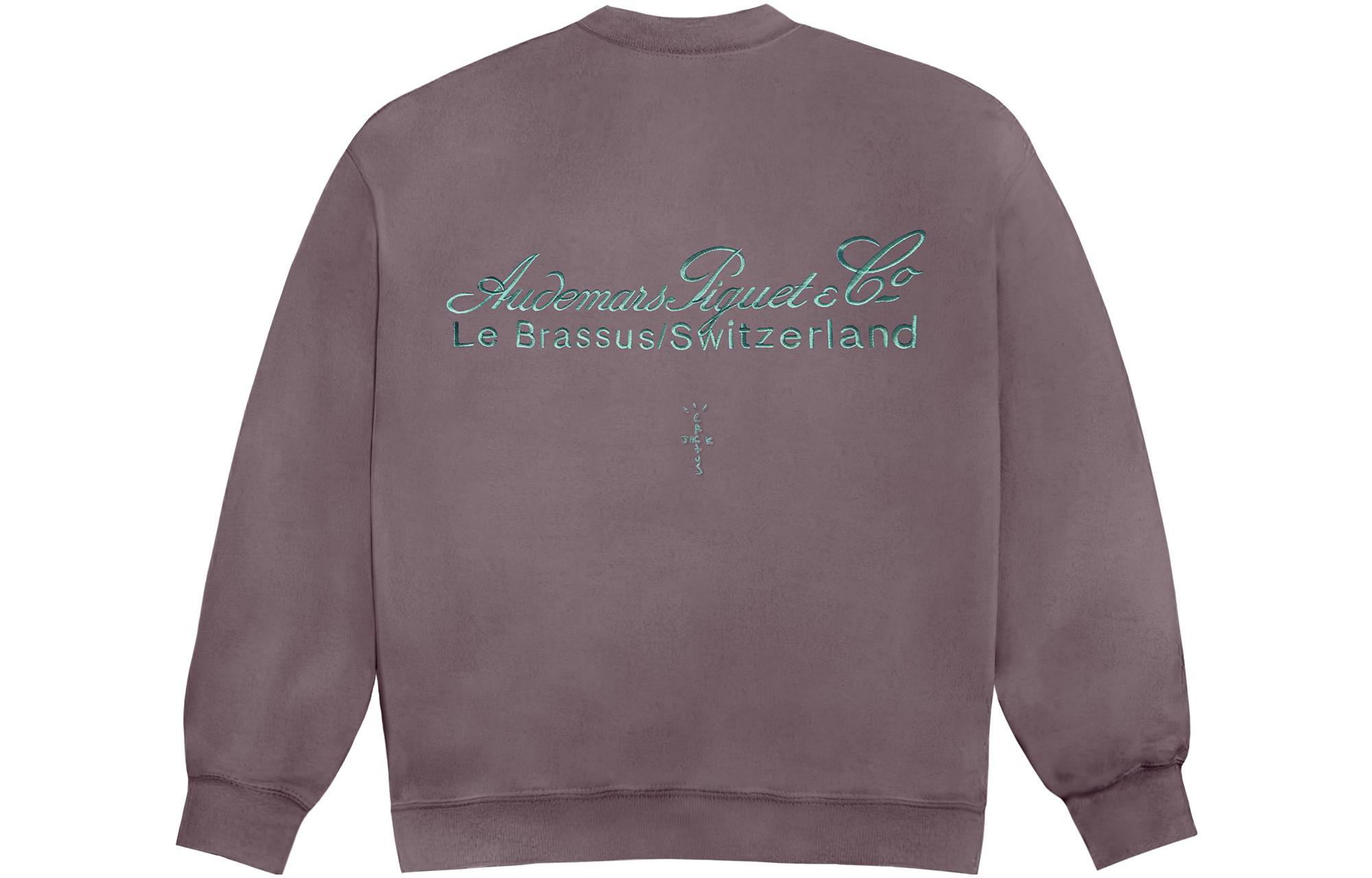 Travis Audemars Piguet FW23 Purple Embroidered Logo Wool Crewneck Sweatshirt. CJAP-HC11 圖 2