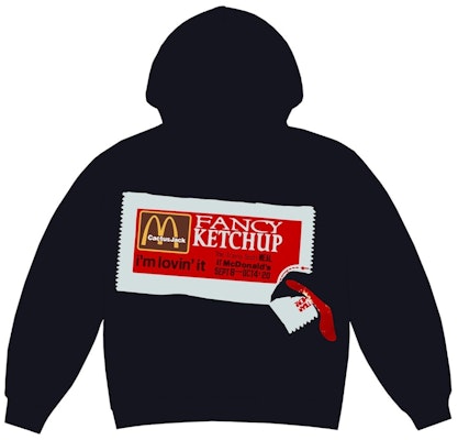 Travis Scott x Cactus Plant Flea Market 4 CJ Ketchup Hoodie Black Buy Travis Scott x Cactus Plant Flea Market 4 CJ Ketchup Hoodie Black