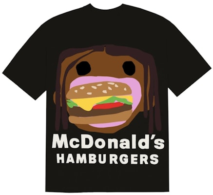 Travis Scott x CPFM 4 CJ Burger Mouth T-Shirt Black Buy Travis Scott x CPFM 4 CJ Burger Mouth T-Shirt Black