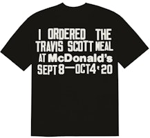 Travis Scott x CPFM 4 CJ 汉堡口T恤 黑色 Order Travis Scott x CPFM 4 CJ 汉堡口T恤 黑色
