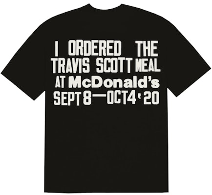 Travis Scott x CPFM 4 CJ Burger Mouth T-Shirt Black Order Travis Scott x CPFM 4 CJ Burger Mouth T-Shirt Black
