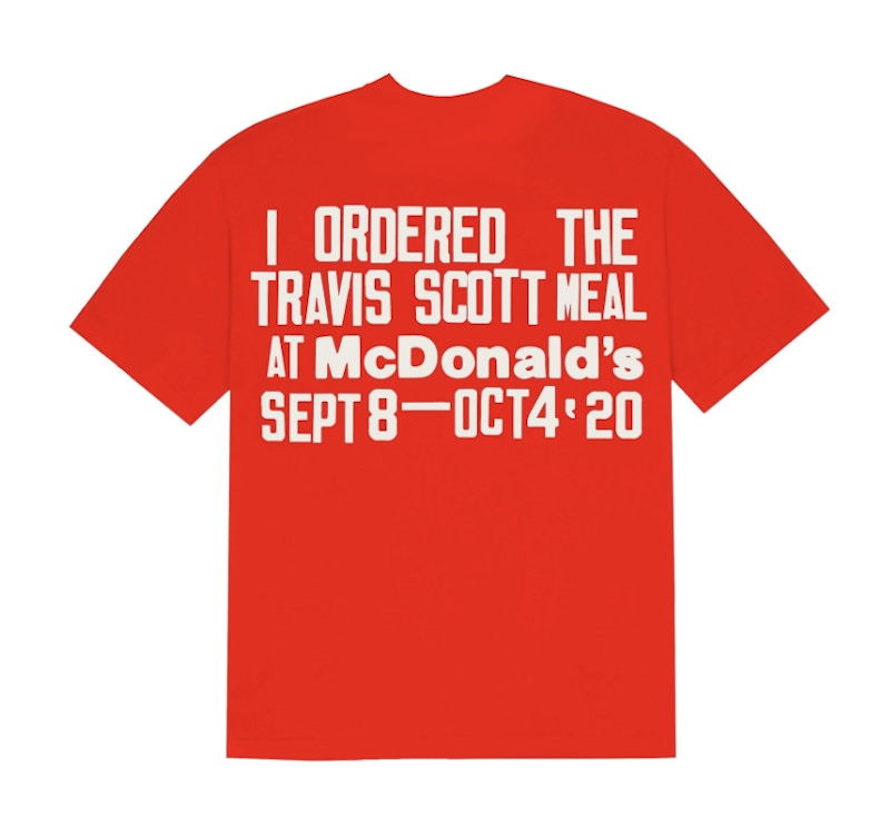 Order Travis Scott x CPFM 4 CJ Camiseta Boca Hamburguesa Roja