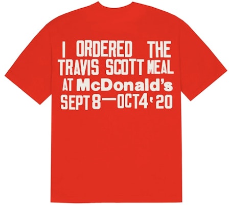 Travis Scott x CPFM 4 CJ Burger Mouth T-Shirt Red Order Travis Scott x CPFM 4 CJ Burger Mouth T-Shirt Red