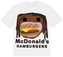 Travis Scott x CPFM 4 CJ Burger Mouth T-Shirt White Travis Scott x CPFM 4 CJ Burger Mouth T-Shirt White