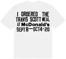 Travis Scott x CPFM 4 CJ汉堡嘴白色T恤 Order Travis Scott x CPFM 4 CJ汉堡嘴白色T恤