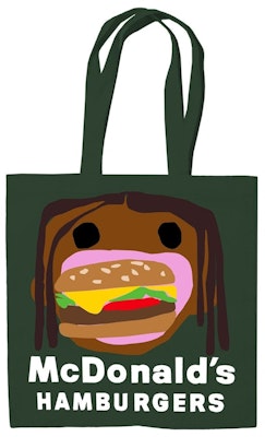 Travis Scott x CPFM 4 CJ Burger Mouth Tote Green Buy Travis Scott x CPFM 4 CJ Burger Mouth Tote Green